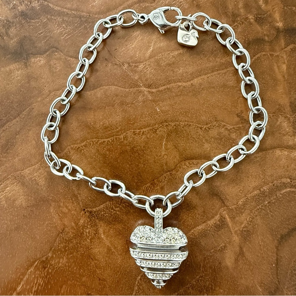 Swarovski Crystal Sensible Heart Charm Bracelet #1156279